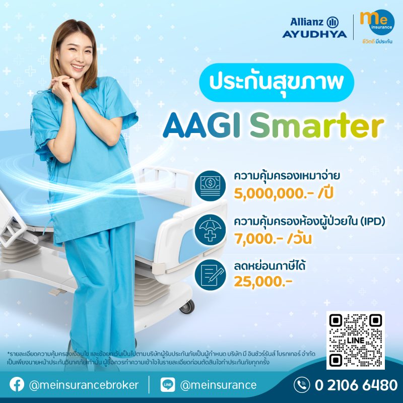 ประกันสุขภาพ AAGI Smarter - meinsurance