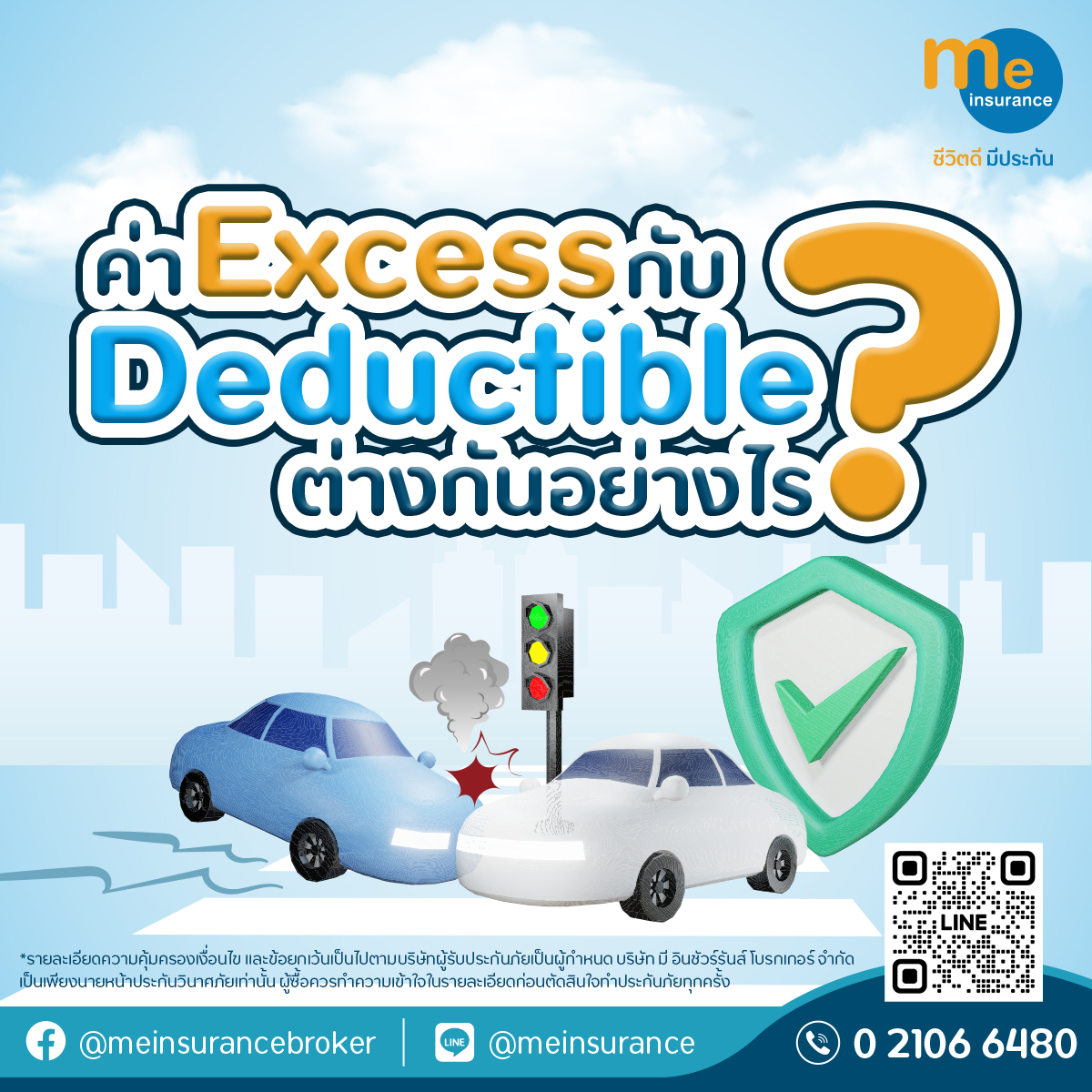 ค่า Excess กับ Deductible ต่างกันอย่างไร?